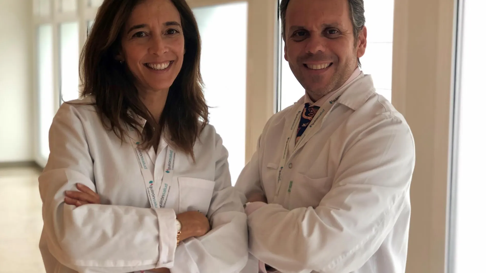 En la imagen, los neumólogos Lucía Díaz Cañaveral y Domingo García Aguilar / La Razón