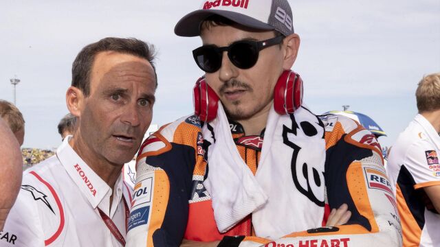 Jorge Lorenzo y Alberto Puig