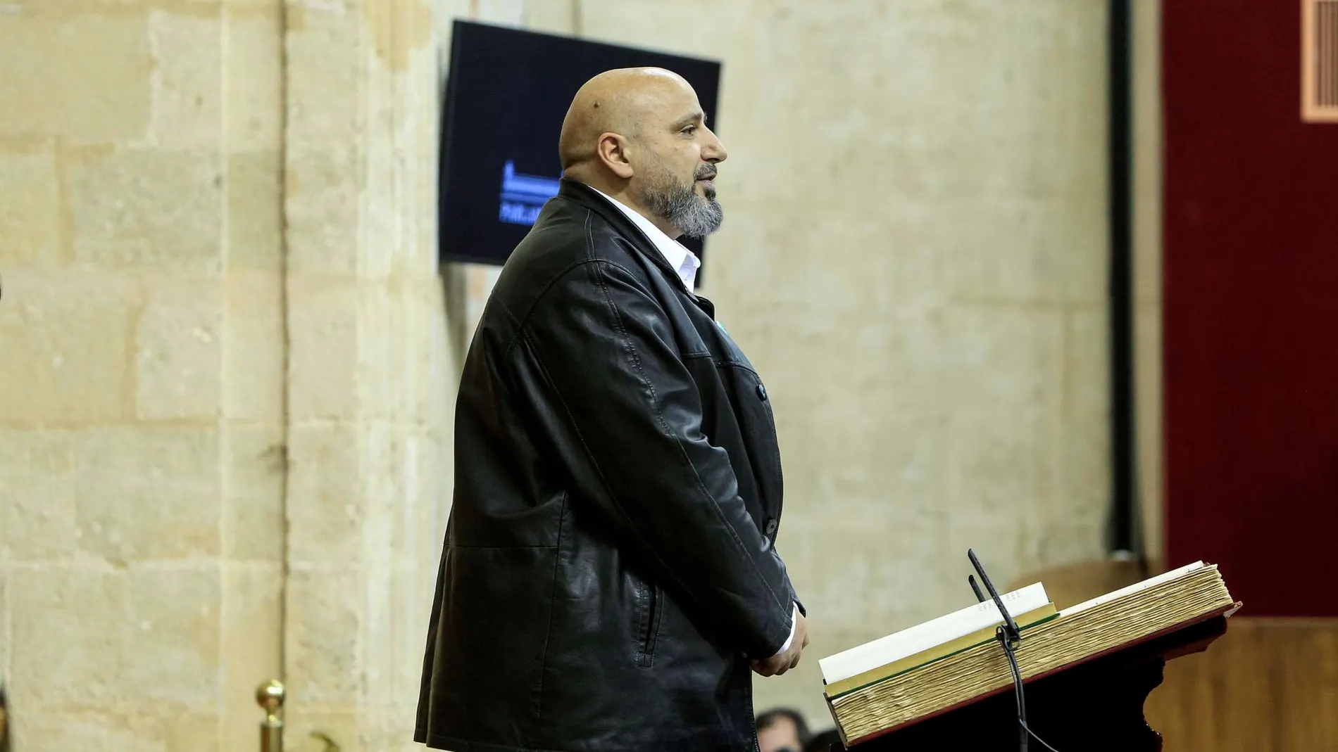 José Luis Cano, en el Pleno de constitución del Parlamento andaluz / Foto: Manuel Olmedo