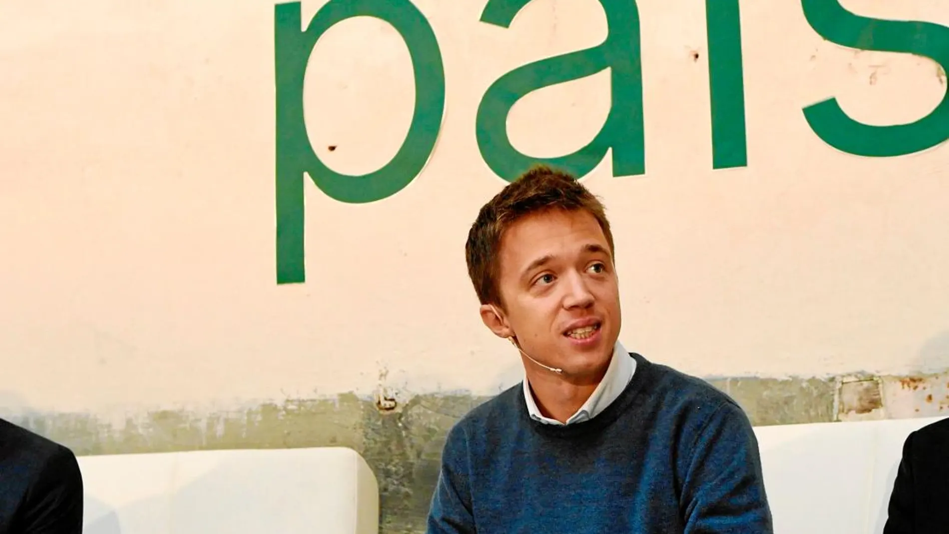 El candidato de Más País, Iñigo Errejón, ayer en Madrid