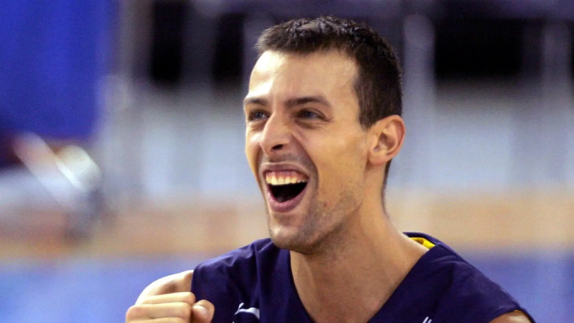Jordi Trías en un entrenamiento con la selección para el Eurobasket 2007