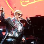 Elton John, durante su concierto en el Wizink Center de Madrid el pasado junio