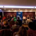 Isabel Díaz Ayuso y Alfonso Fernández participan en una acto organizado por el PP de Valladolid sobre «Mujer y liderago»