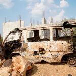 Restos del campamento donde se escondía Al Bagdadi en Barisha/Efe