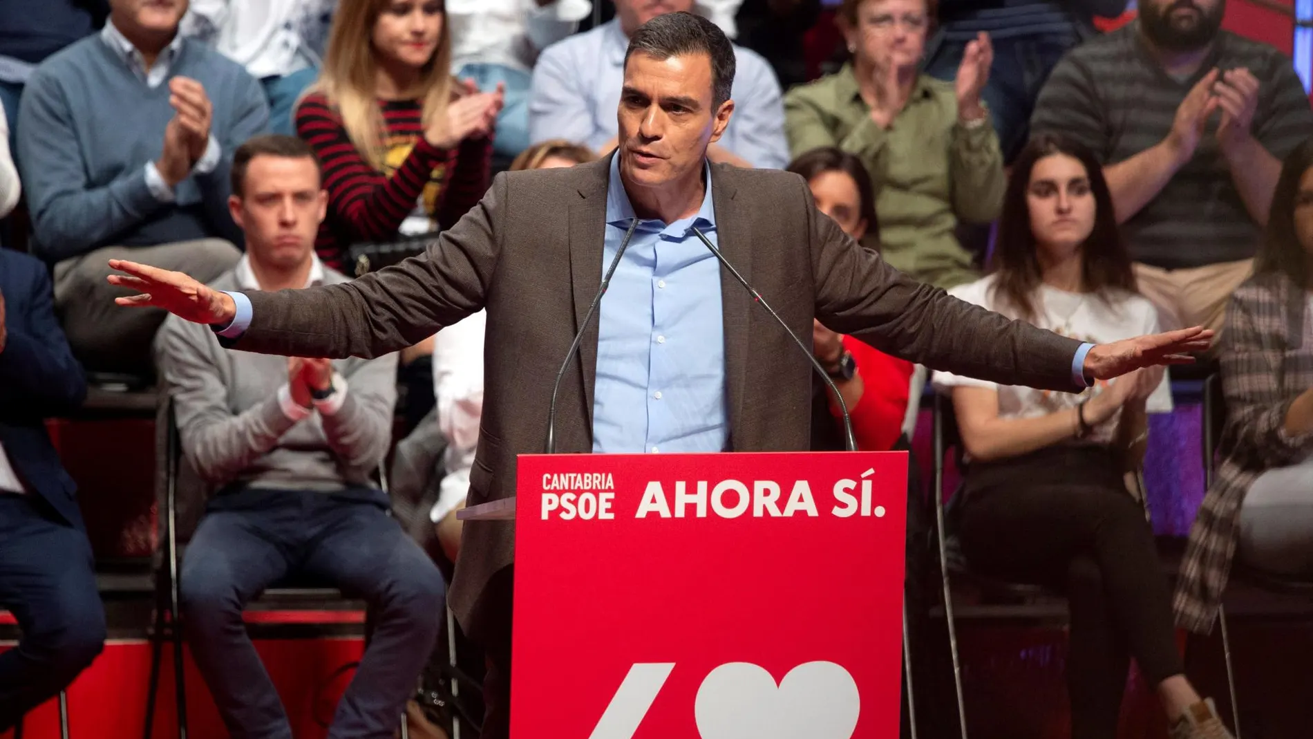 Pedro Sánchez, en un acto público celebrado el martes