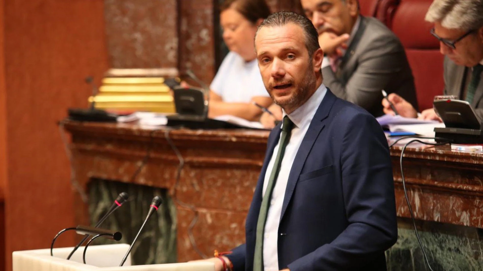 El portavoz del PP en la Asamblea, Joaquín Segado