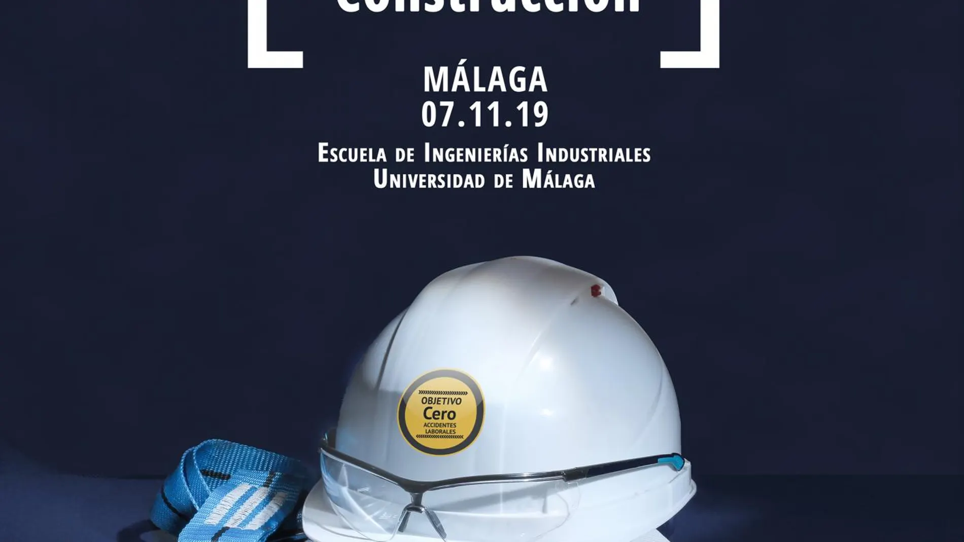 Cartel oficial del VI Encuentro Nacional de Seguridad y Salud Laboral en la Construcción / La Razón