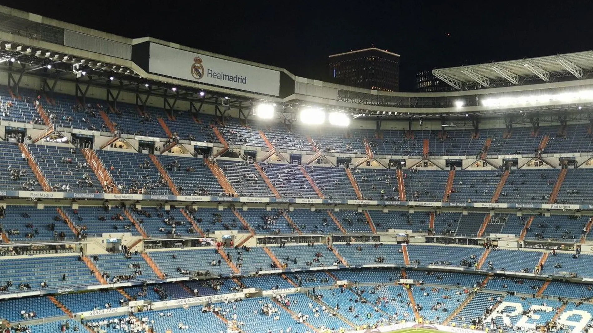 El Santiago Bernabéu, antes del Real Madrid-Leganés