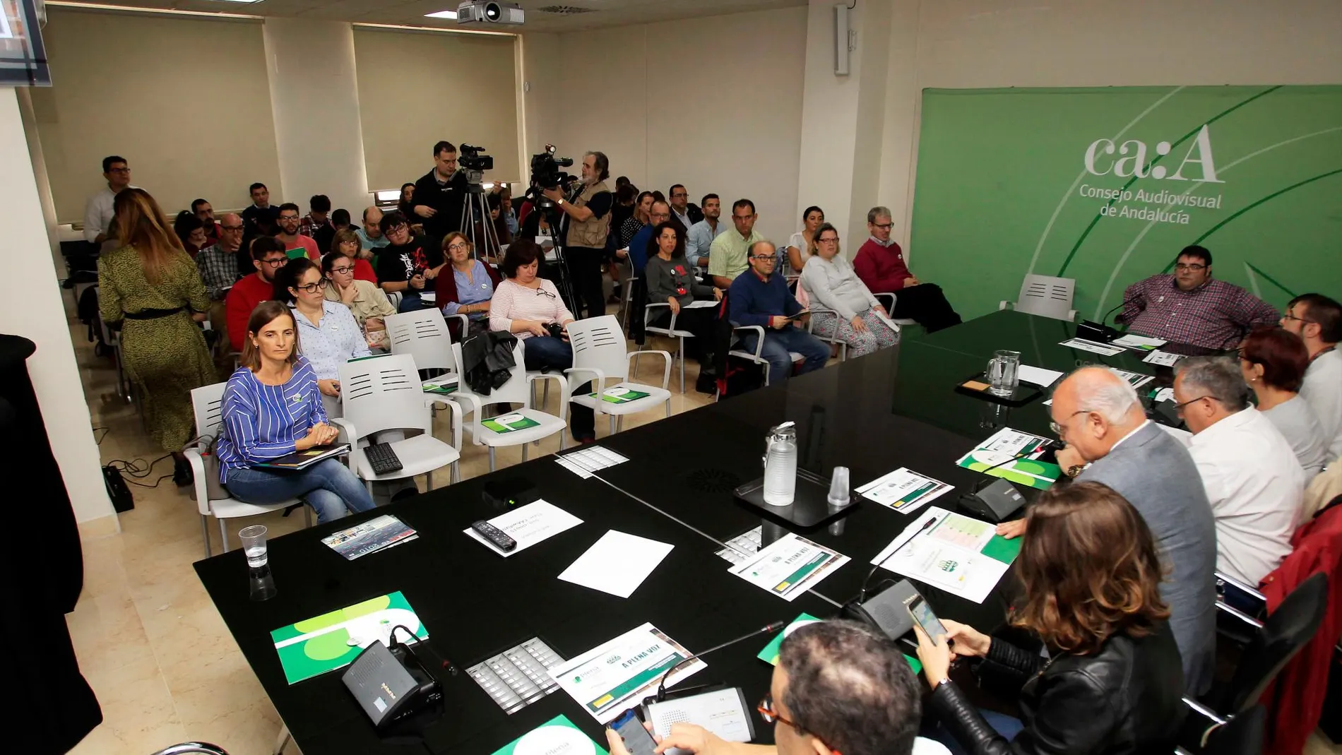 El CAA acogió el encuentro ‘A pleno voz’ entre periodistas y líderes de este colectivo organizado por Plena Inclusión Andalucía / Foto: Manuel Olmedo