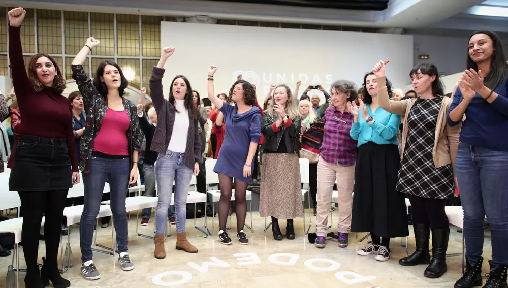 Acto 'Un Gobierno feminista' organizado por Undias Podemos