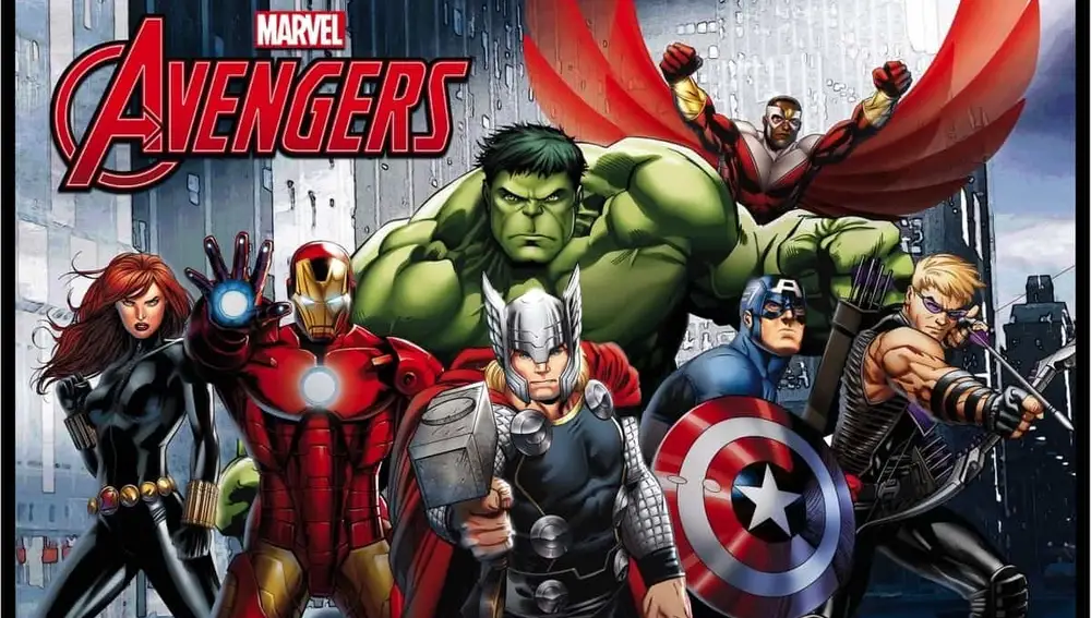 La alfombrilla con los superhéroes de Marvel