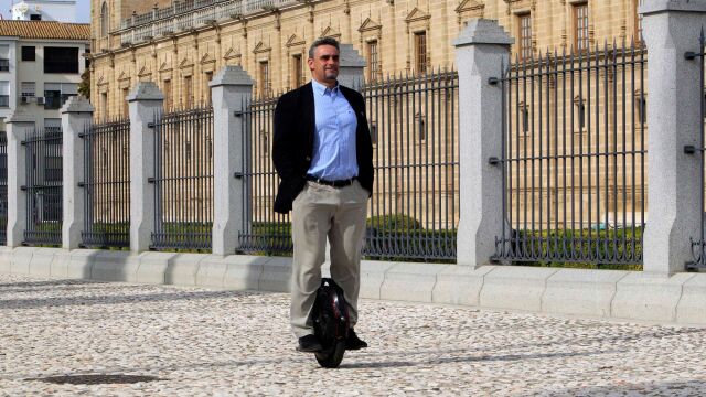Juan Ignacio Moreno Yagüe, ante el Parlamento andaluz / Foto: Manuel Olmedo