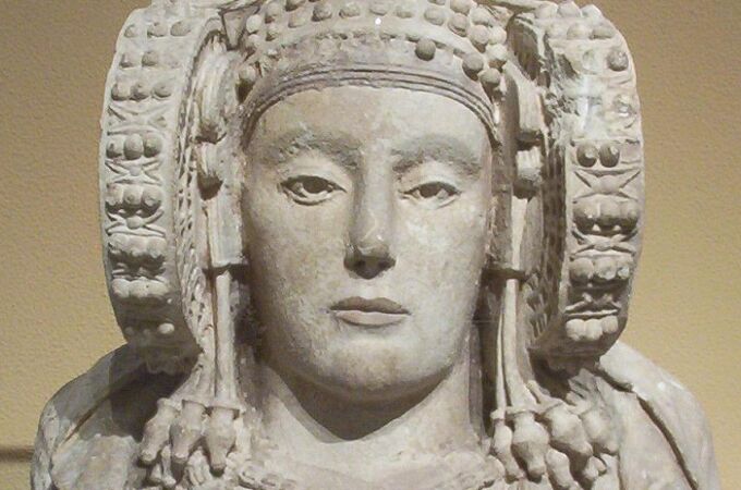 La Dama de Elche está en el Museo Arqueológico de Madrid