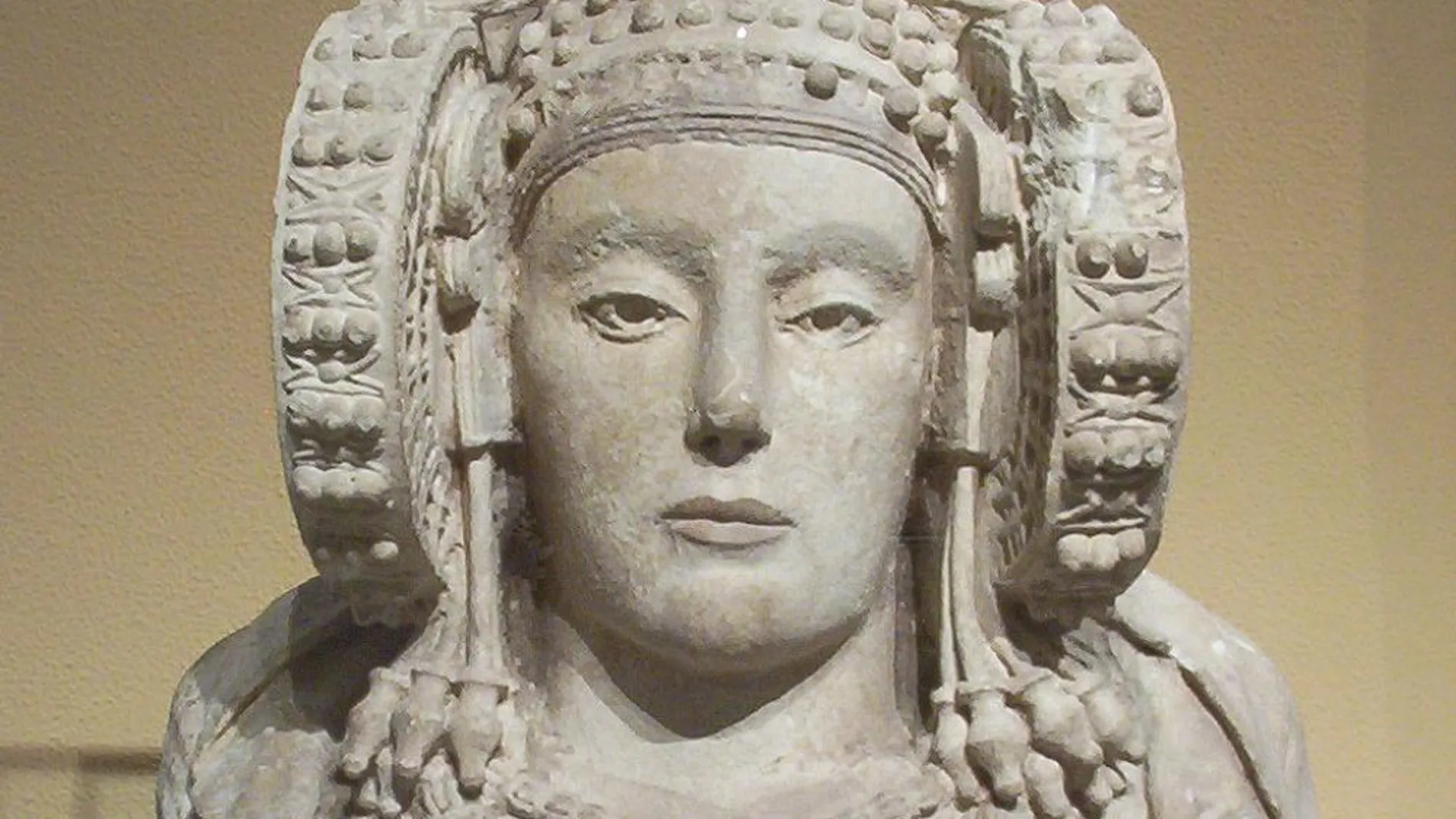 La Dama de Elche está en el Museo Arqueológico de Madrid