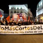 Una manifestación contra la pobreza energética (foto de archivo)