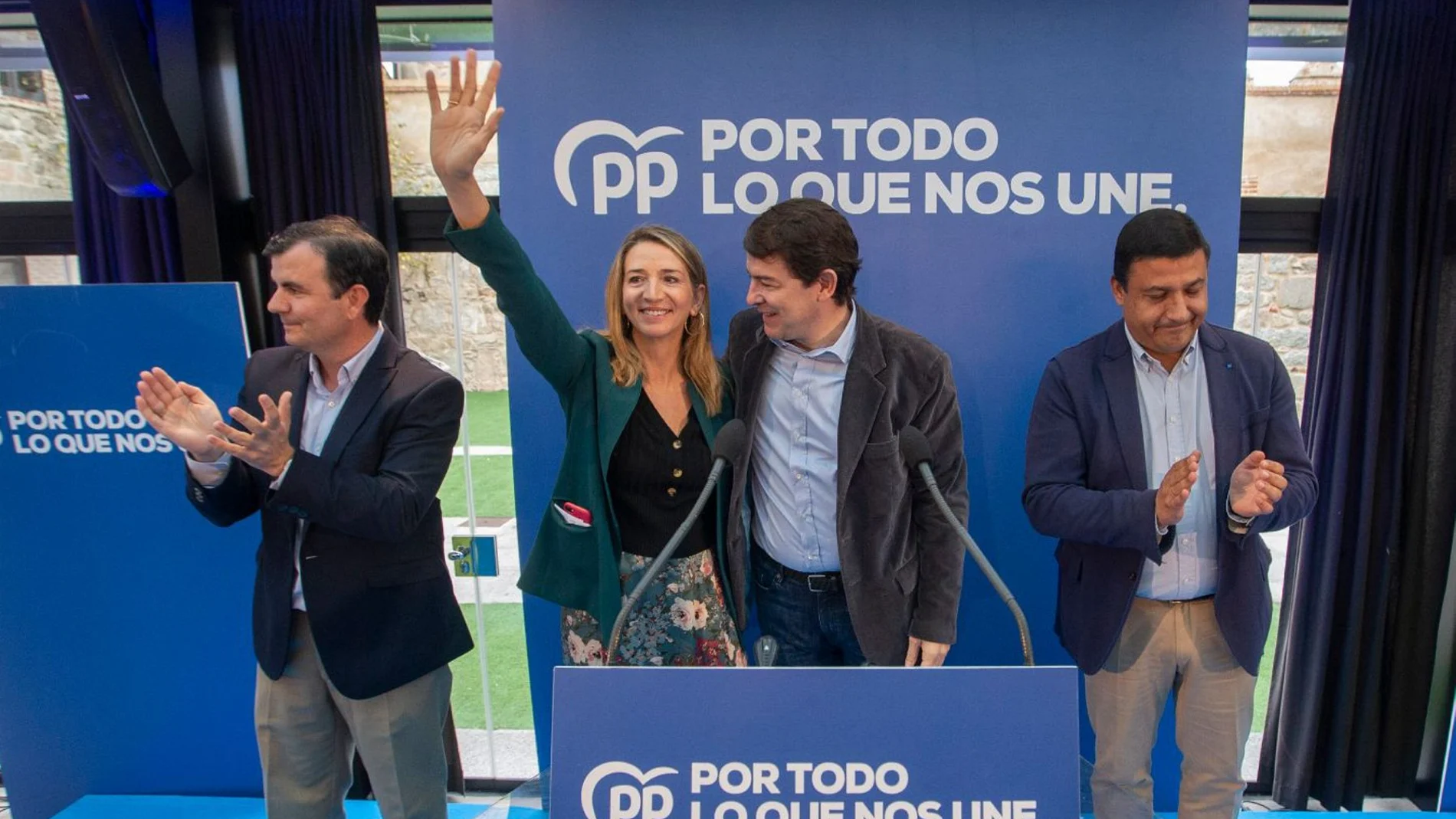 El PP de Ávila celebra un acto electoral que clausura el presidente del PP de Castilla y León, Alfonso Fernández Mañueco