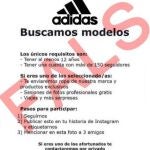 Estafa que circula a través de Instagram sobre Adidas