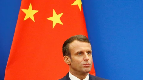 El presidente francés, Emmanuel Macron, está de visita estos días en Pekín