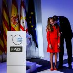 La princesa de Asturias y el rey de España / Foto: Efe