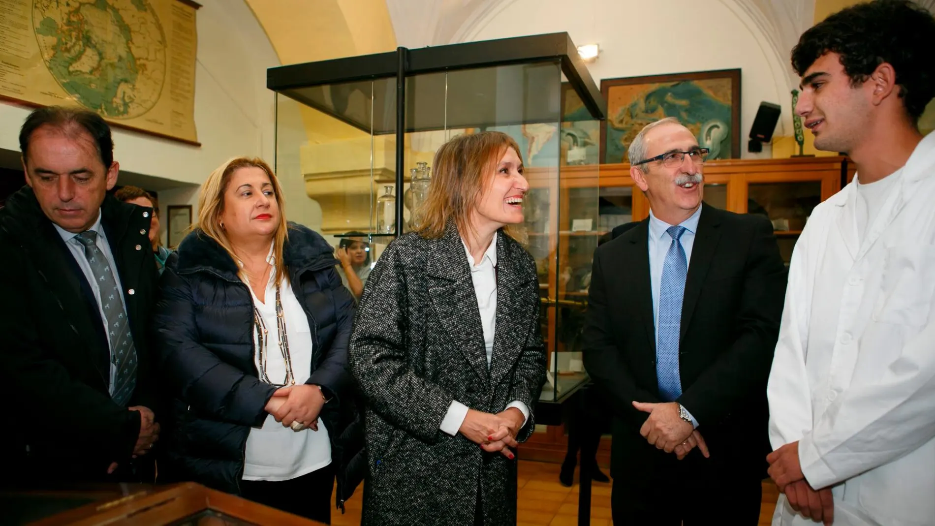 La consejera de Educación, Rocío Lucas, visita el Instituto Antonio Machado de Soria