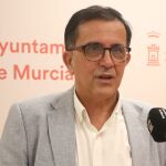 El portavoz del PSOE de Murcia, José Antonio Serrano