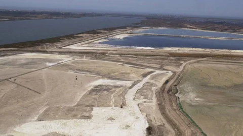 Vista de las balsas de fosfoyesos de Huelva / Foto: La Razón