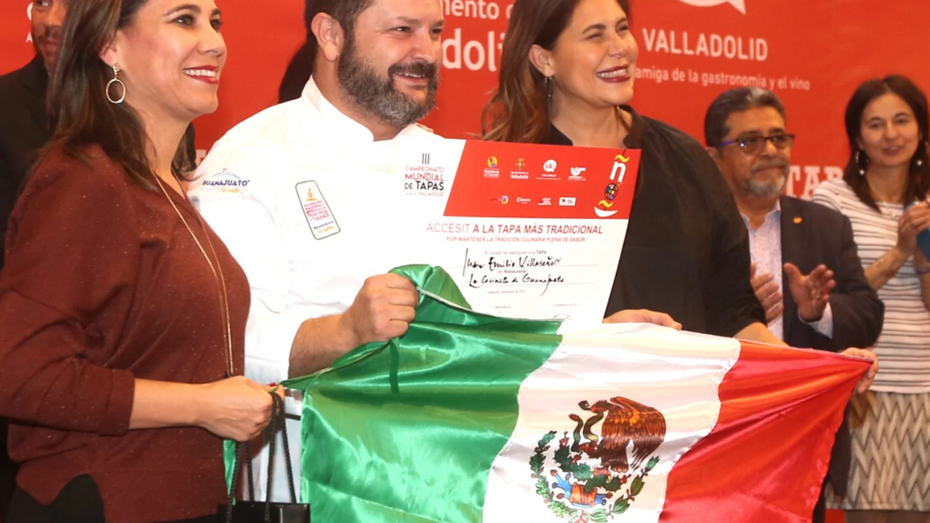 Momentos de la entrega de premios de los Concursos celebrados en Valladolid