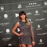 La cantante y compositora Aitana Ocaña, a su llegada a la alfombra roja de los premios "40 Music Awards".