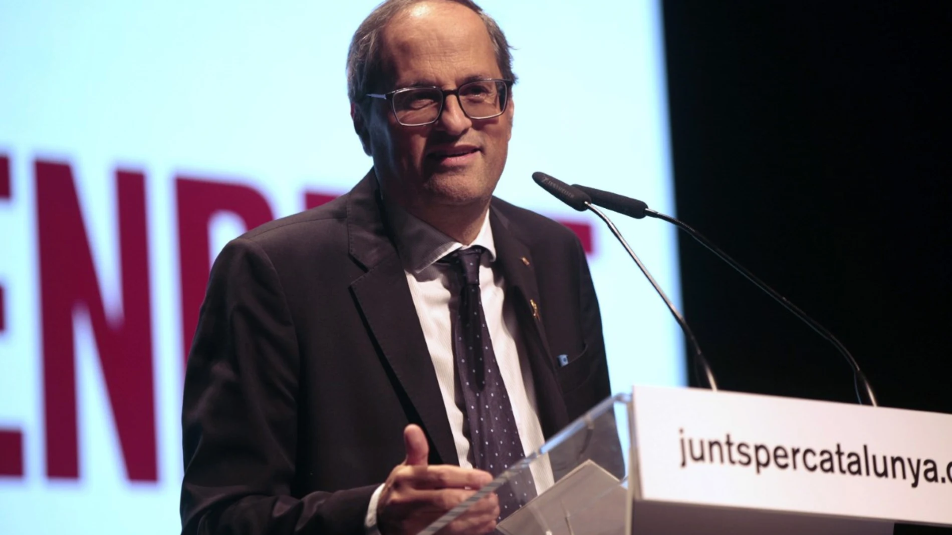 El presidente de la Generalitat, Quim Torra