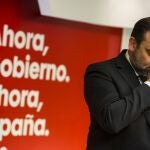 Rueda de Prensa del Secretario de Organizacion del PSOE, Jose Luis Ábalos posterior a la reunión de la Comisión Ejecutiva Federal en la sede del PSOE en Ferraz / Foto: Alberto Roldán