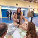 Noelia Posse acudió a votar