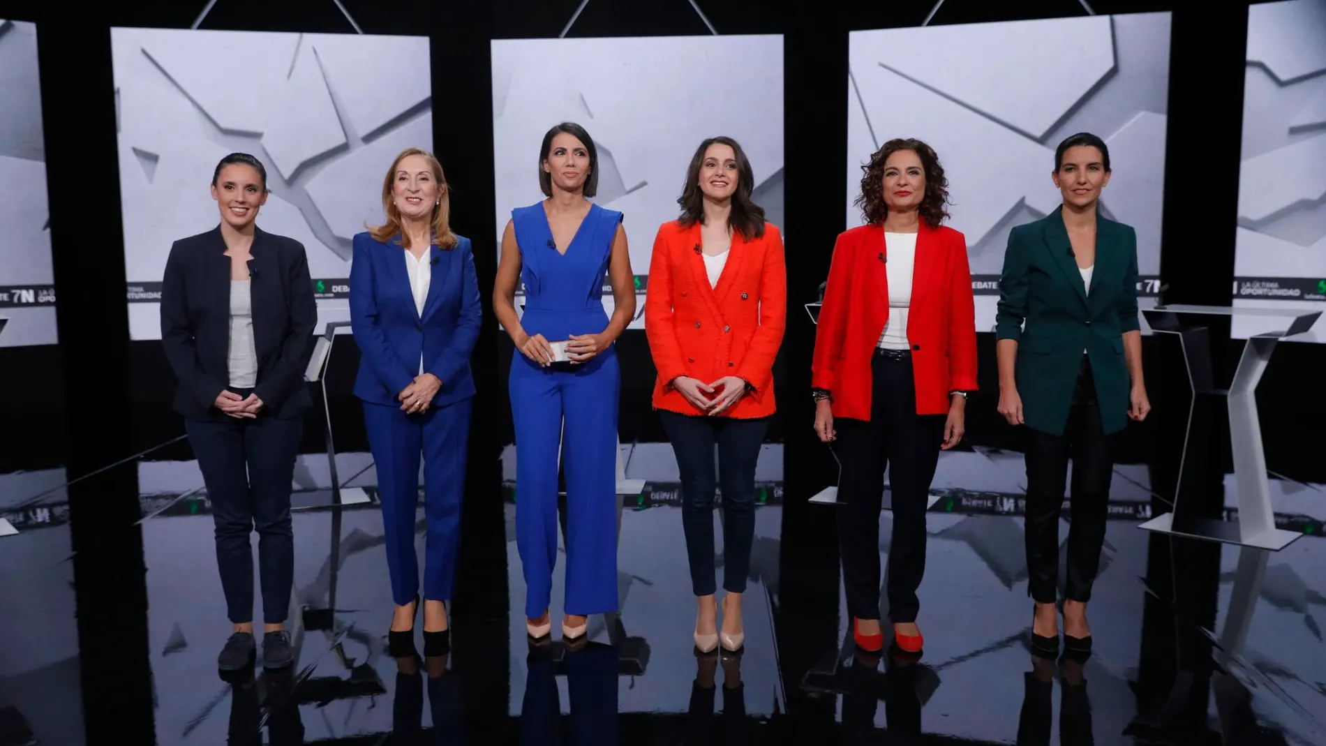 Las representantes femeninas de los distintos partidos / Foto: Jesús G. Feria