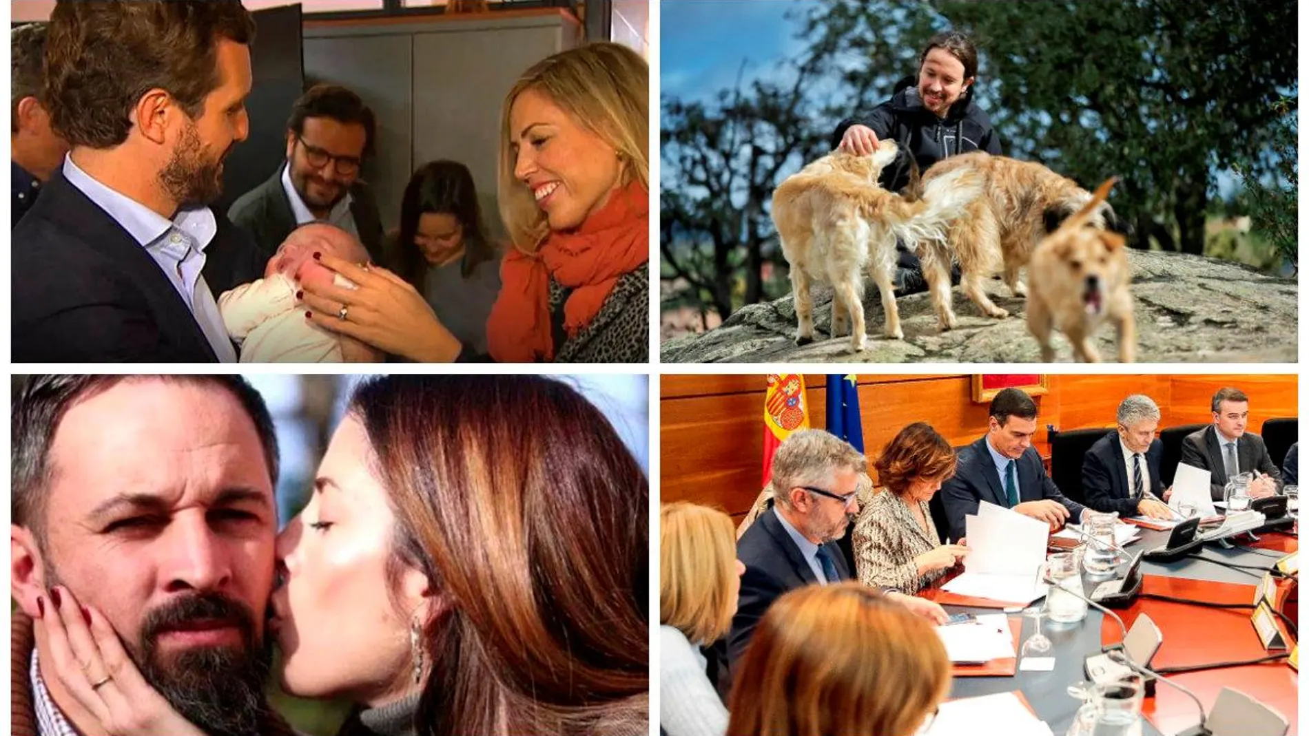 Los candidatos pasan la jornada de reflexión en familia menos Sánchez que se ha reunido en Moncloa y Casado que ha visitado Barcelona.