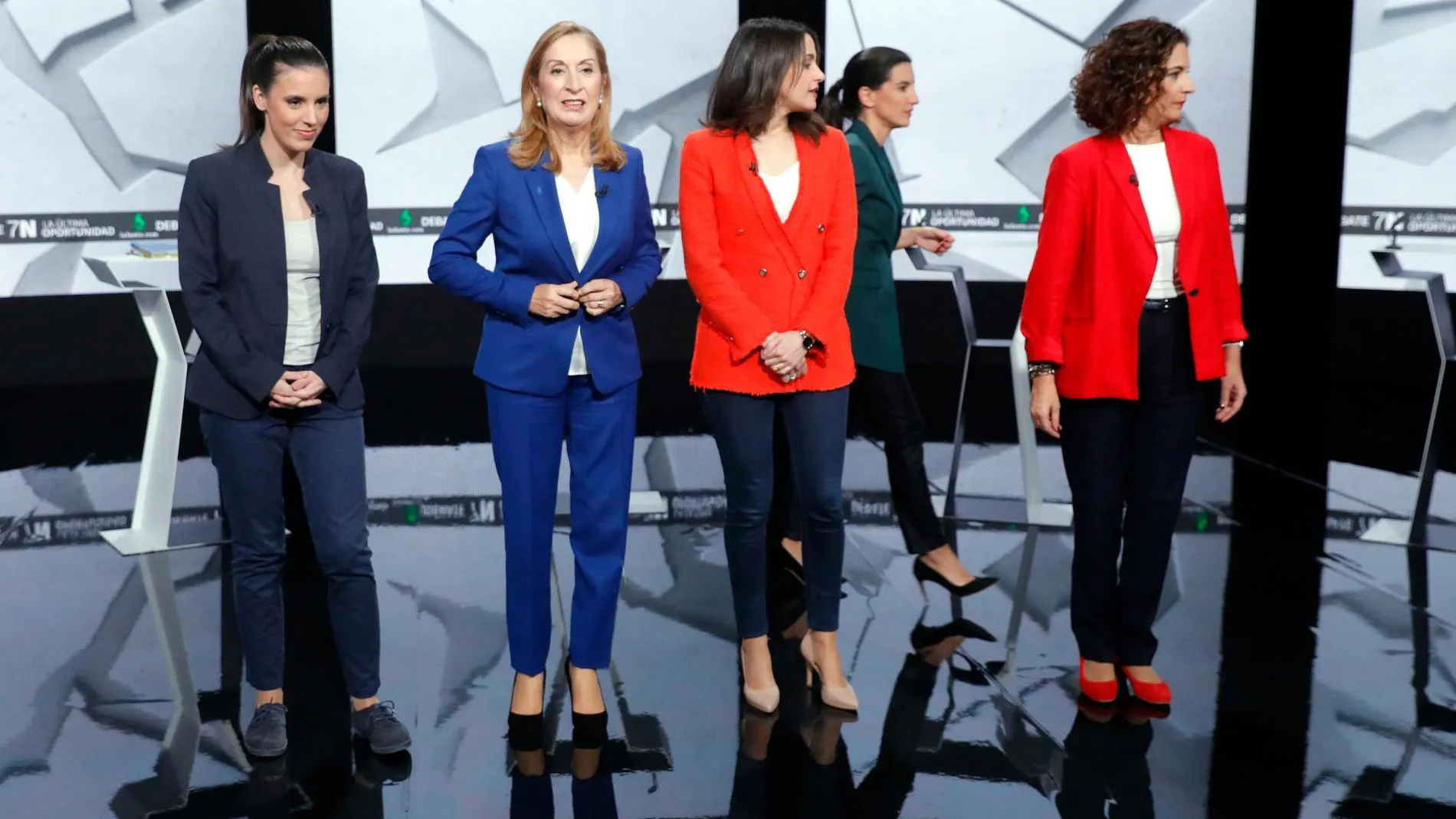 Debate en la Sexta con las representantes femeninas de los distintos partidos / Foto: Jesús G. Feria