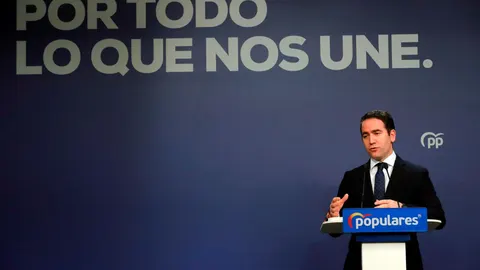 El secretario general del PP, Teodoro García