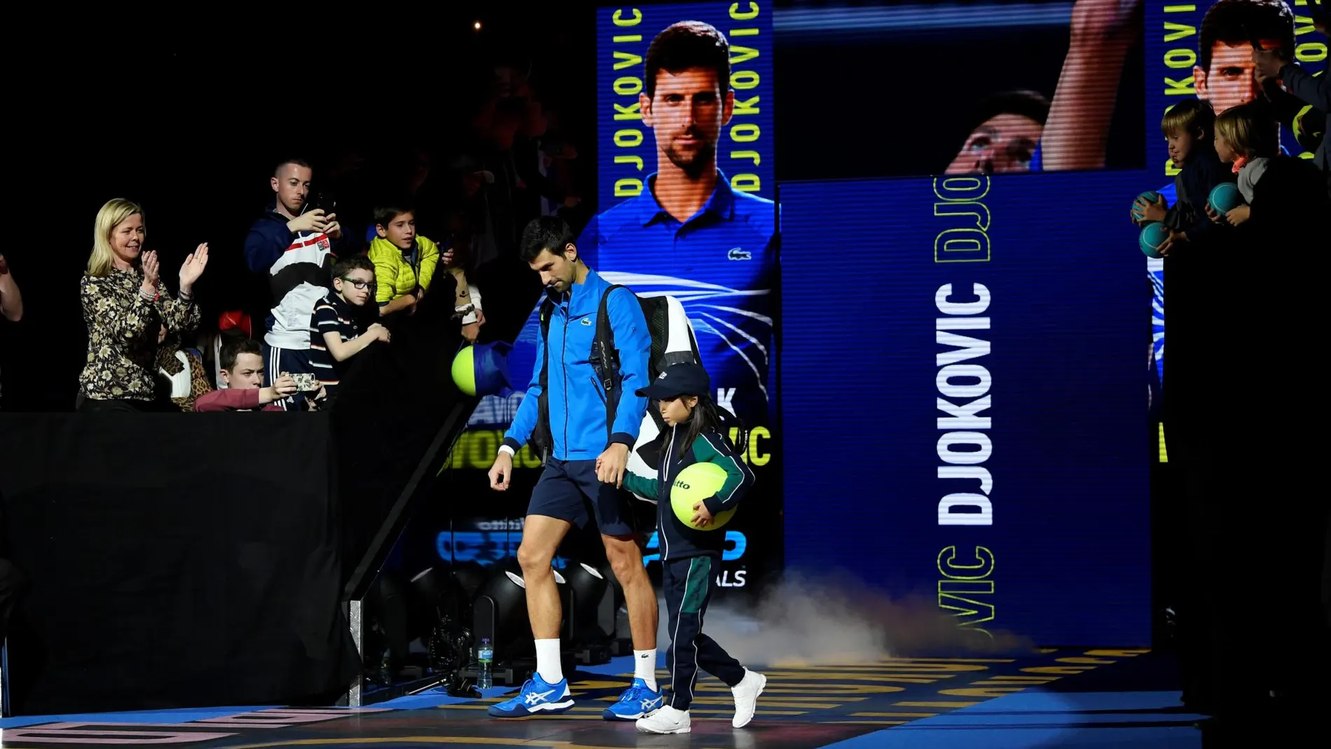 Djokovic, antes de su debut en la Copa Masters