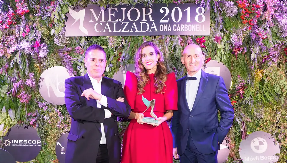 Ona Carbonell recibe el premio a la "Mejor Calzada de España"