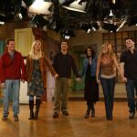 Los protagonistas de "Friends" tras la grabación del último episodio