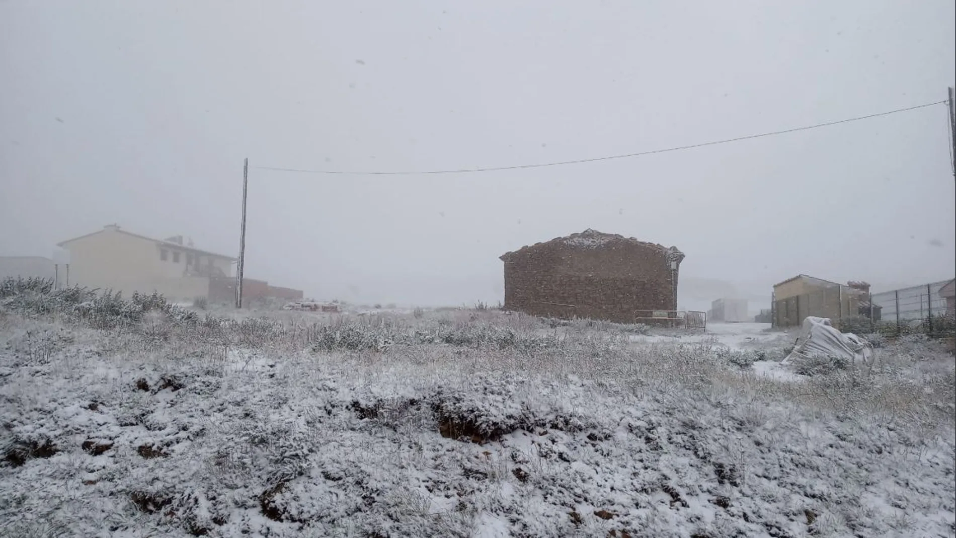 Imagen Els Ports con las primeras nieves