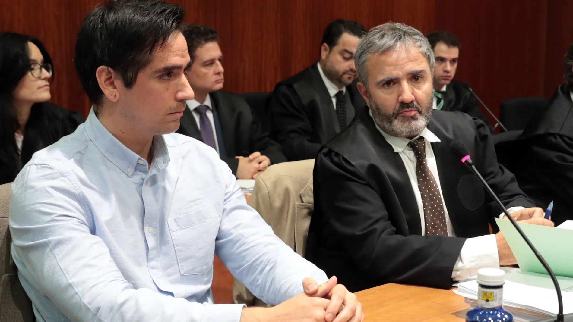 Rodrigo Lanza, durante el juicio