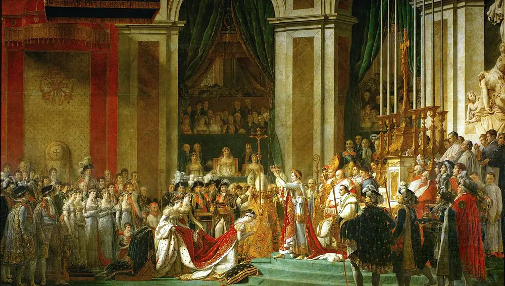 "La consagración de Napoleón", de Jacques-Louis David