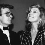 Terry O'Neill junto a Faye Dunaway, que sería su esposa, en 1985
