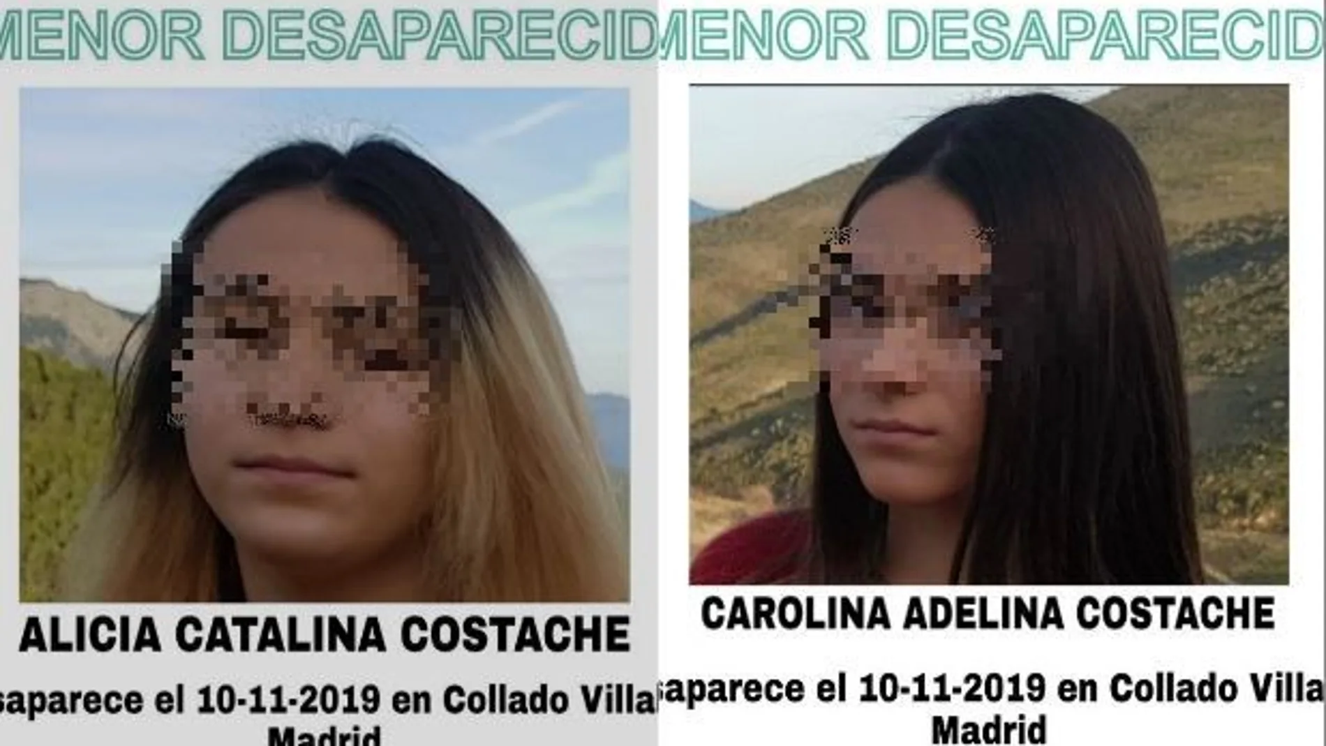 Menores de Collado Villalba desaparecidas y localizadas