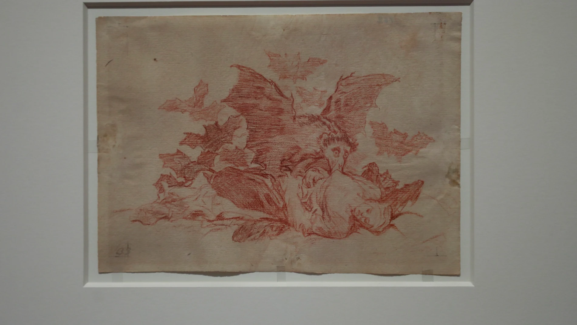 Uno de los trescientos dibujos de Goya en el museo Del Prado. Luis Díaz