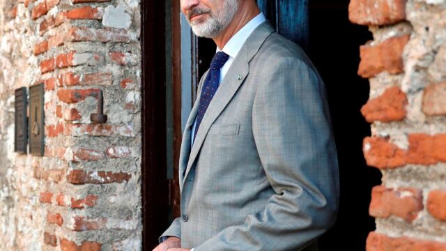 Felipe VI durante su visita a Cuba