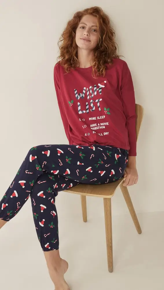 Pijama navideño women'secret