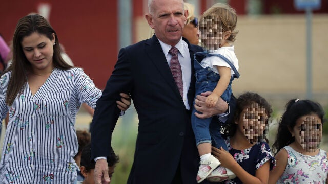 El exmilitar de Venezuela Hugo Carvajal, alias "El Pollo" saliendo de prisión en 2019
