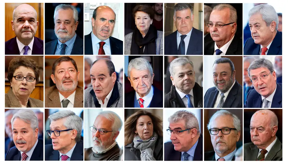 Diecinueve de los veintiún ex altos cargos de la Junta de Andalucía acusados en la pieza política de los ERE fueron condenados por la Audiencia de Sevilla. EFE