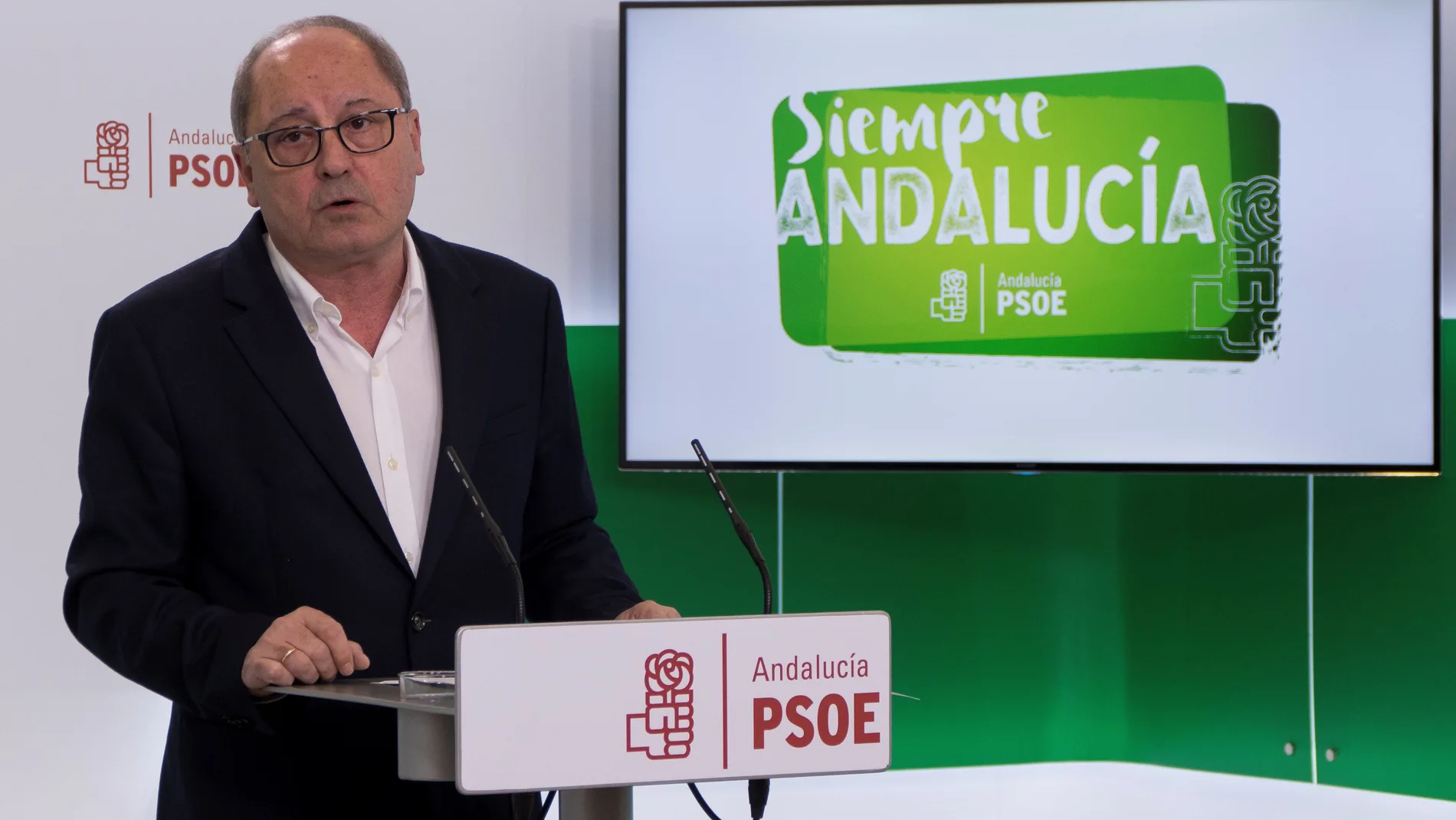El secretario de Organización del PSOE-A, Juan Cornejo