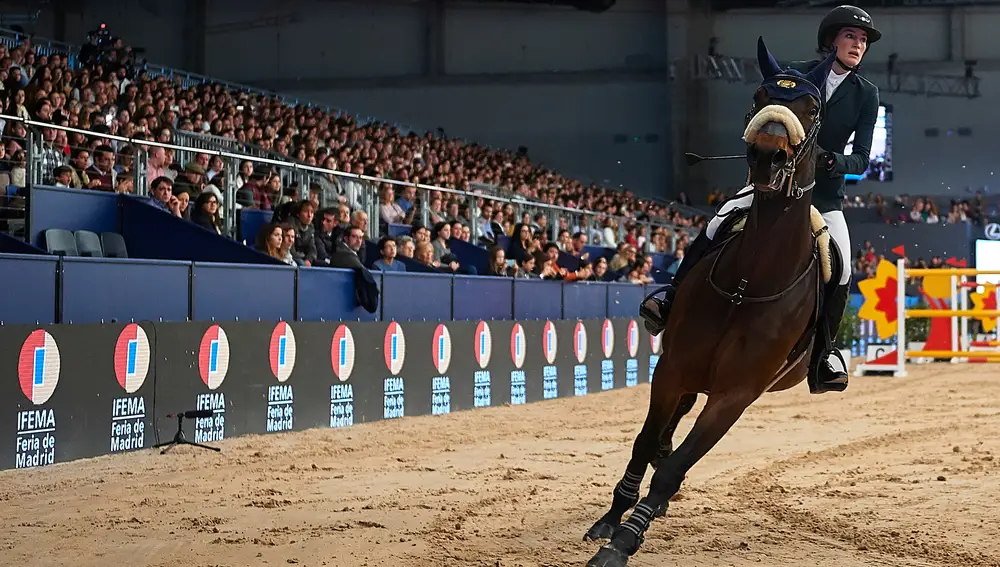 MADRID, SPAIN - NOVEMBER 25: Madrid Horse Week 2018 at IFEMA on November 25, 2018 in Madrid, Spain. (Photo by Oxer Sport)